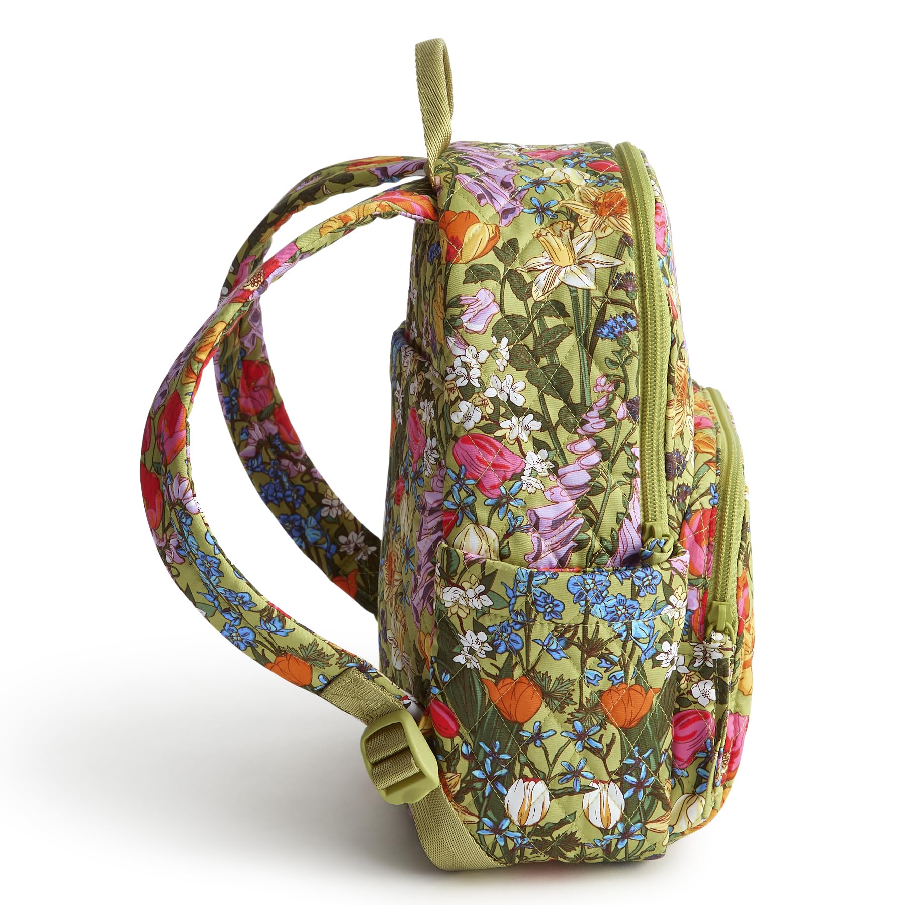 Vera Bradley Damska torba na książki Premium Cotton Small Banbury Backpack, Bukiet łąkowy, jeden rozmiar