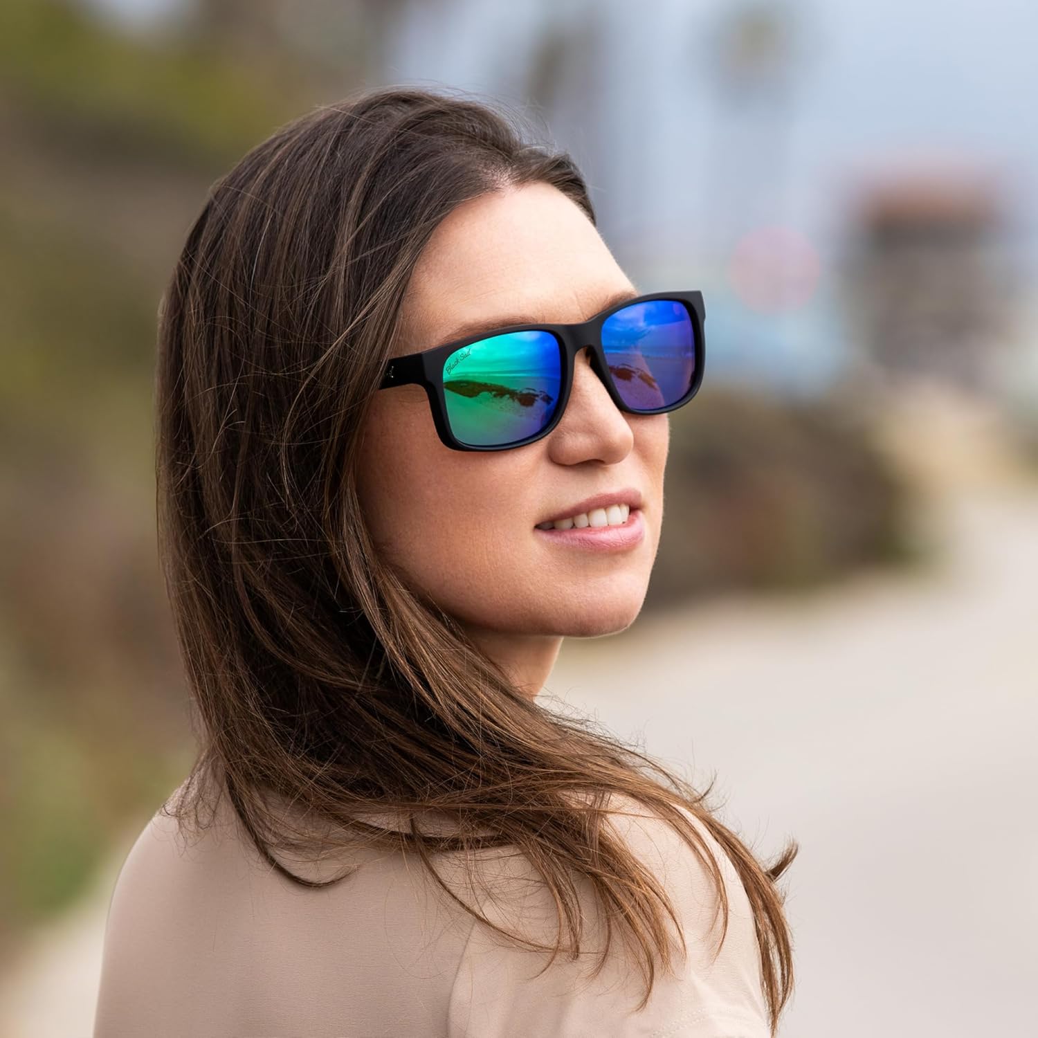 Black Sail Rudder Polarized Sunglasses men women lightweight uv400 mirrored lenses running sports driving outdoor eyewear