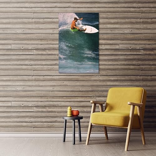 Miniatura 4 de Póster de surf oceánico azul de los años 90, arte de pared de verano y playa, surfista costero, hombres, deportes extremos de agua, impresiones en