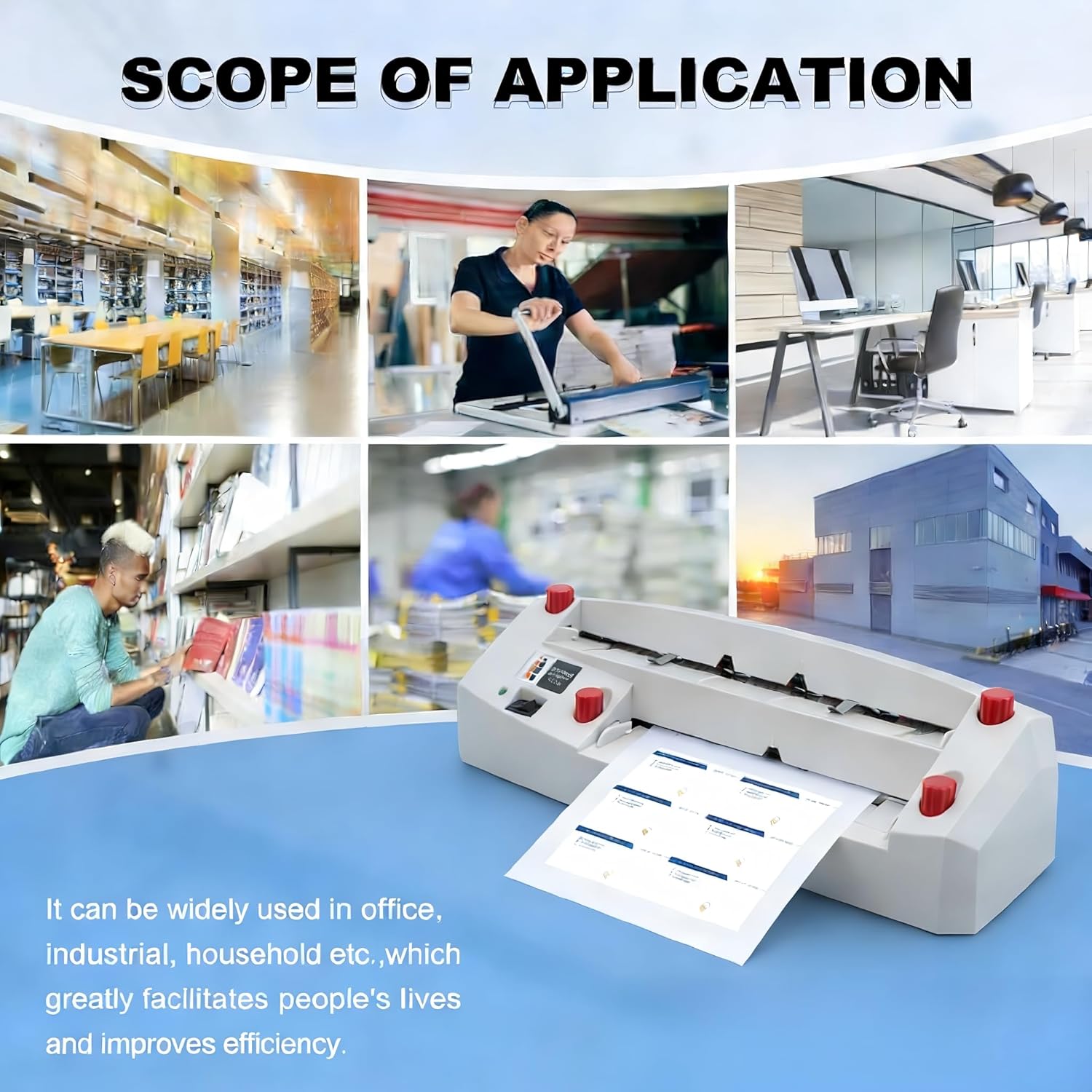 20W Electric Business Card Cutting Machine, Automatic Business Card Slitter, Business Card Cutter, Applicable Paper Size A4