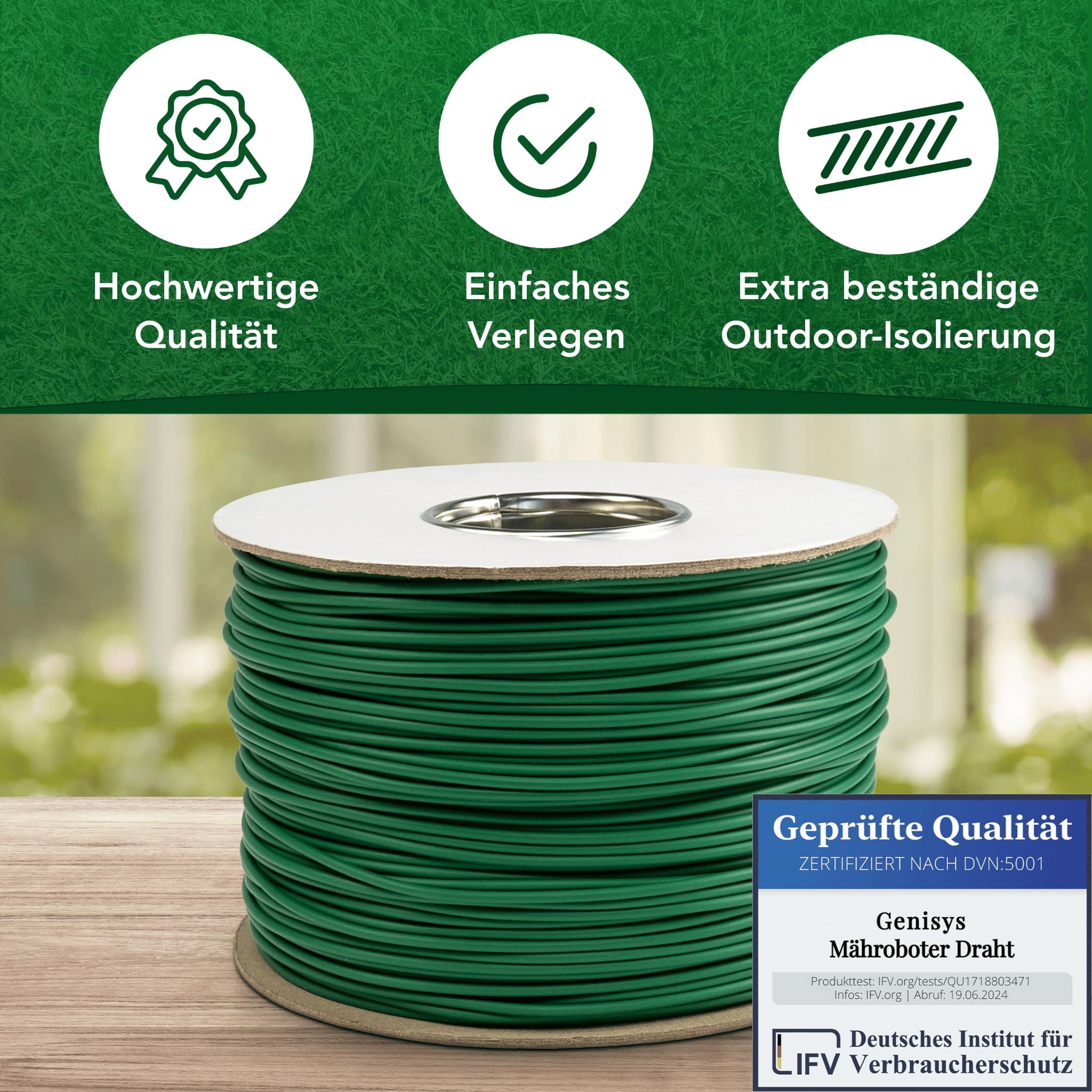 Kit Installazione 150 M Di Filo 300 Chiodi 3 Connettori Per Robot R Ambrogio - Foto 4