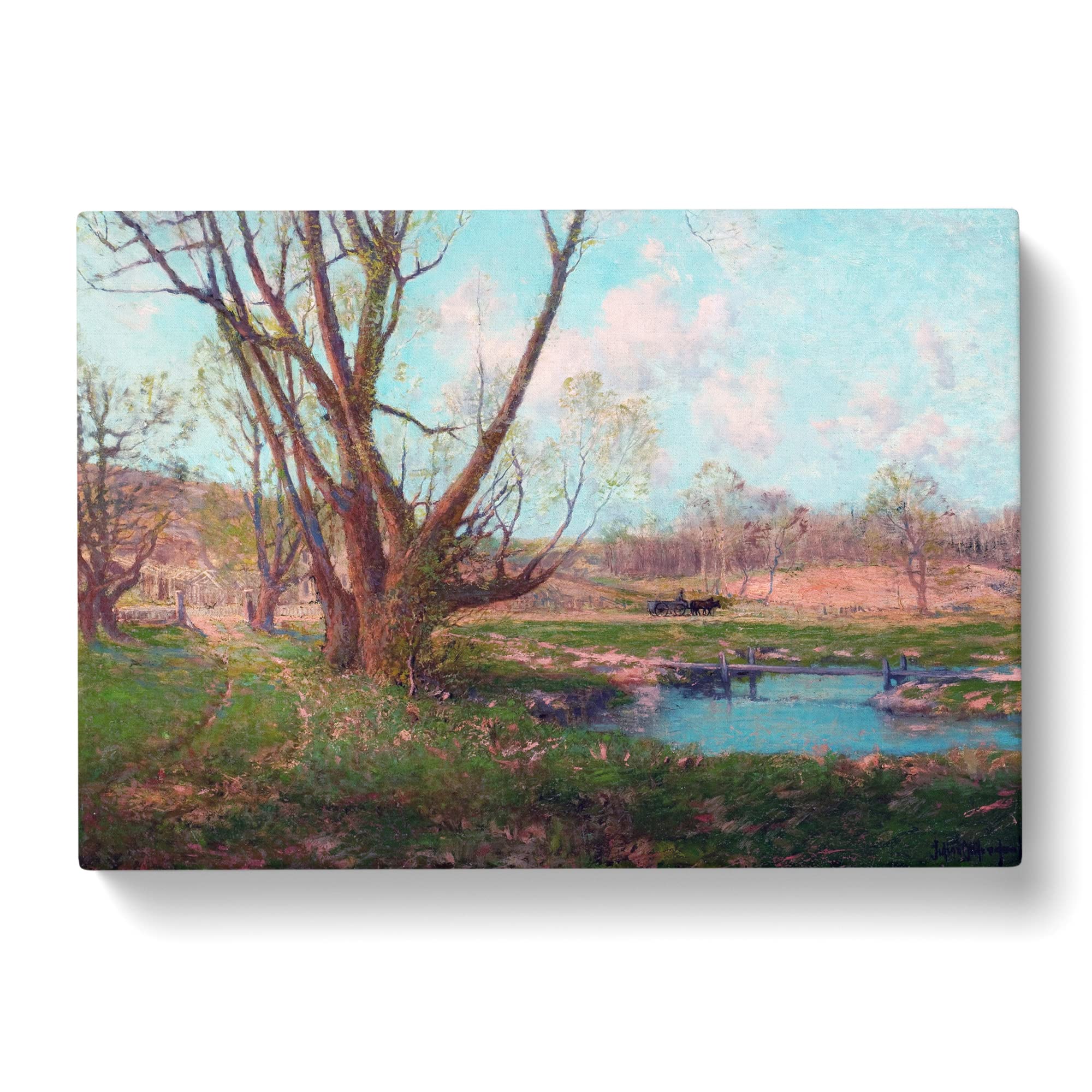 Coming Rain By Julian Onderdonk Canvas Print, Mixed, 25L x 50W cm - Image 3