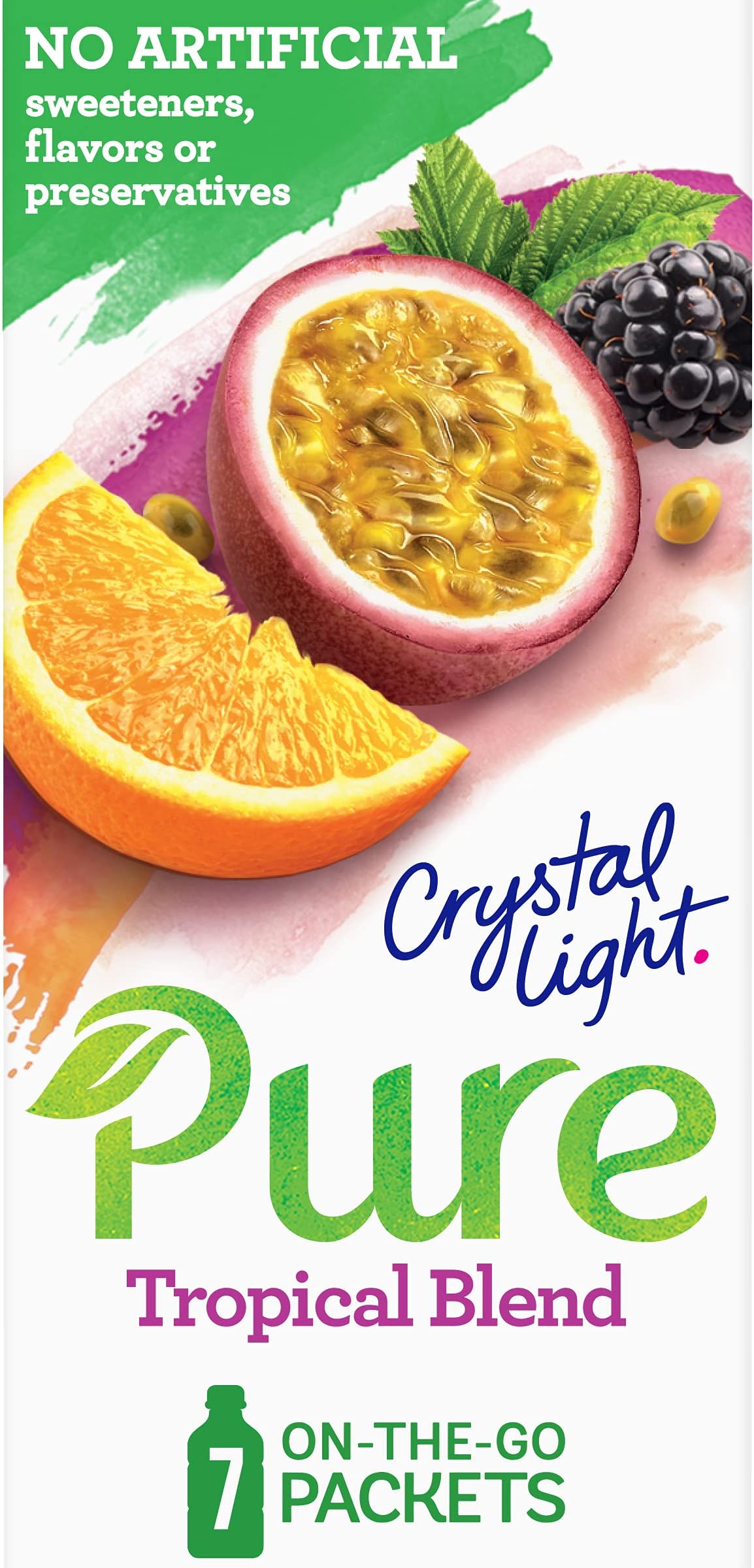 Crystal Light Pure Tropical Blend Drink Mix (7 On the Go Packets)