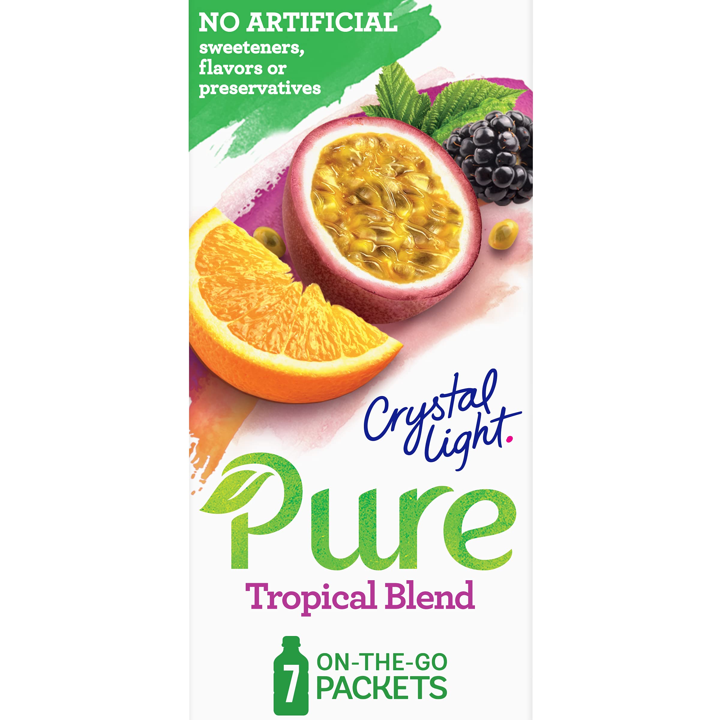 Crystal Light Pure Tropical Blend Drink Mix (7 On the Go Packets)