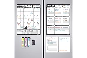 Family Refrigerator Calendar: Stay Organized, Plan Ahead & Away from Mess