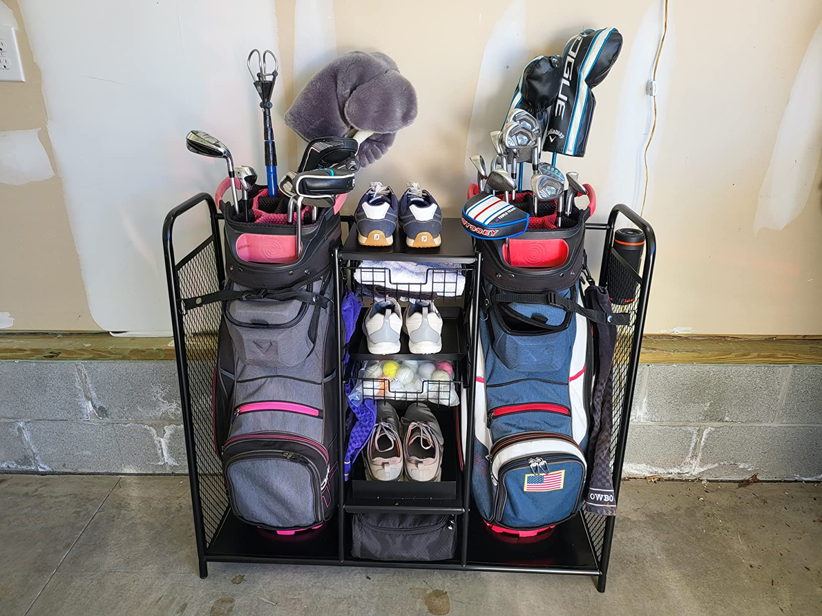 12/mo Finance Golf, Gifts, & Gallery 457 Metal Golf Bag Organizer