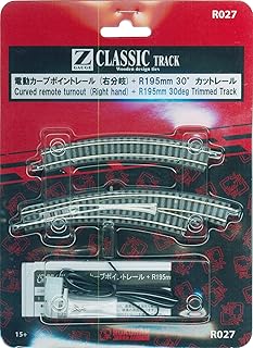 Lok Han Z Gauge R027 Electric Curve Point Rail Right Branch