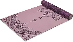 Gaiam Tapete de ioga – Tapete de exercícios e fitness antiderrapante reversível de 6 mm premium para todos os tipos de ioga, pilates e exercícios de chão (172 cm x 60 cm x 6 mm de espessura)