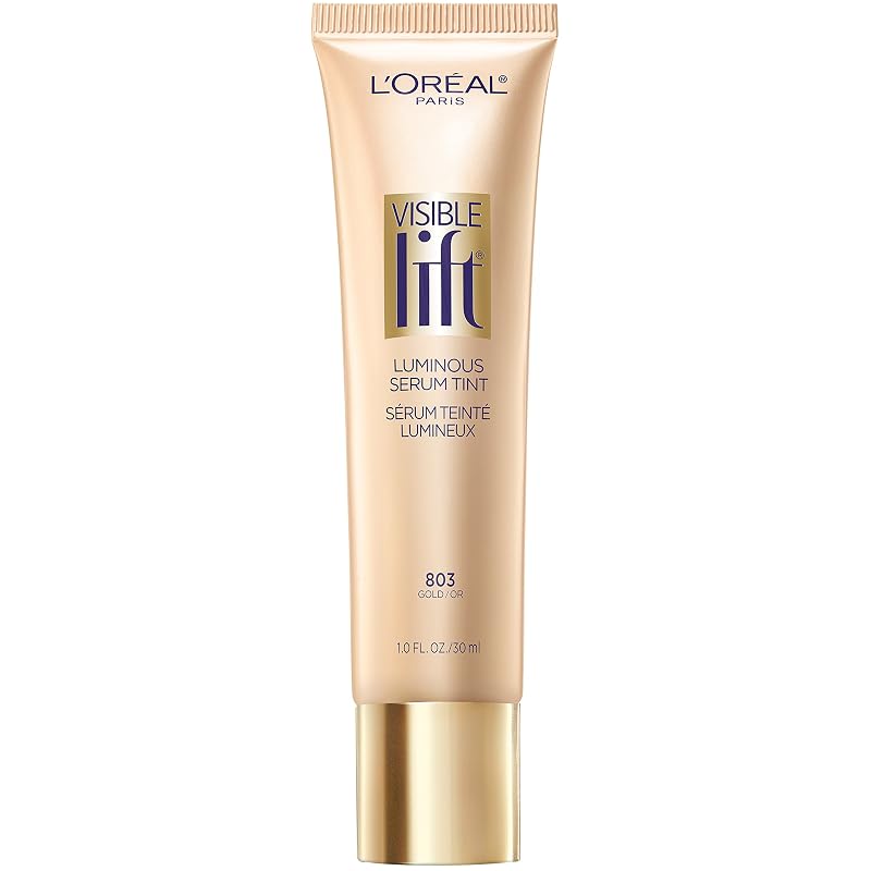 Sérum tonalizante facial L’Oréal Paris Visible Lift Luminous, Gold, 30 mL