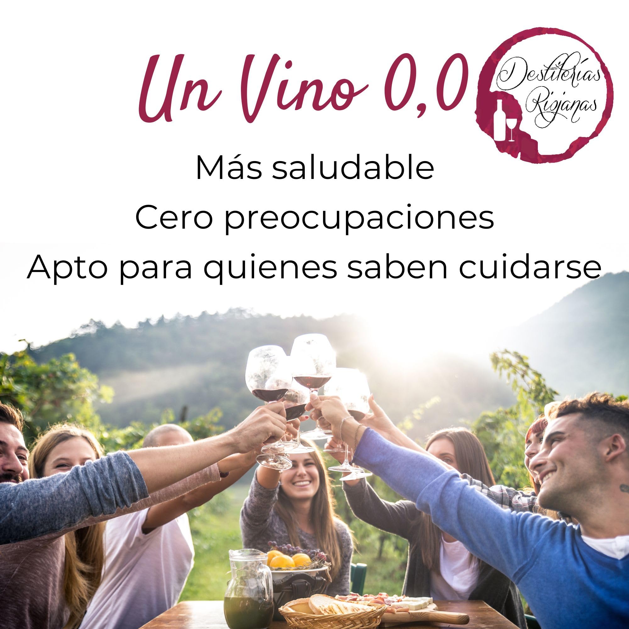 Vino Sin Alcohol Tinto 10L - Bag In Box Vino Tinto. Vino Sin Alcohol 0,0 Vino Desalcoholizado, Saludable, con Antioxidantes y Todo el Sabor a Vino