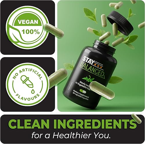 Miniatura 3 de StayBalanced Cápsulas de hojas cultivadas naturales, 60 unidades, hojas 100% cultivadas naturalmente, apoya el equilibrio del azúcar y el bienestar