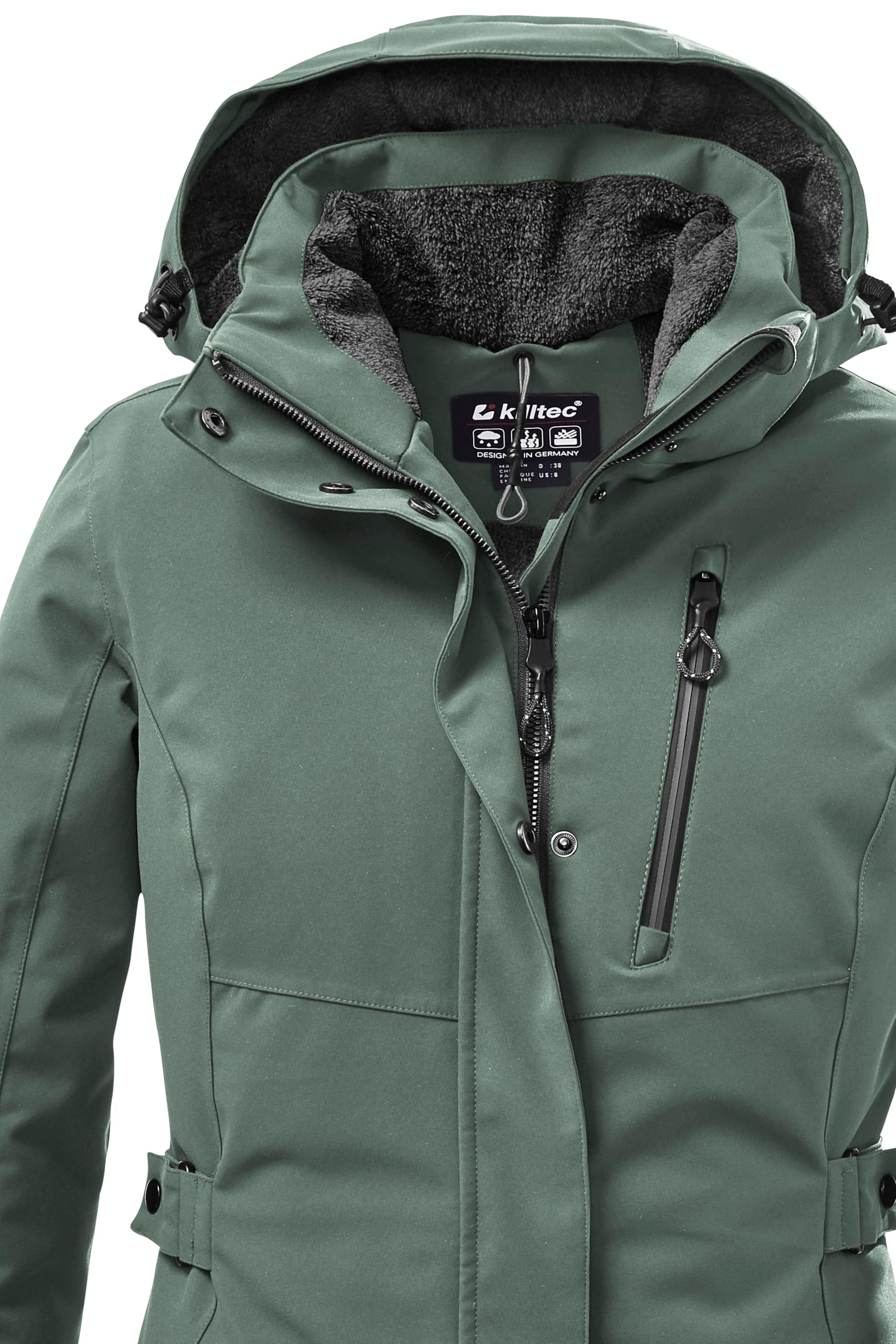 Killtec Kow 165 Wmn Prk Parka funcional/parka con capucha desmontable Women´s (Pack de 1)