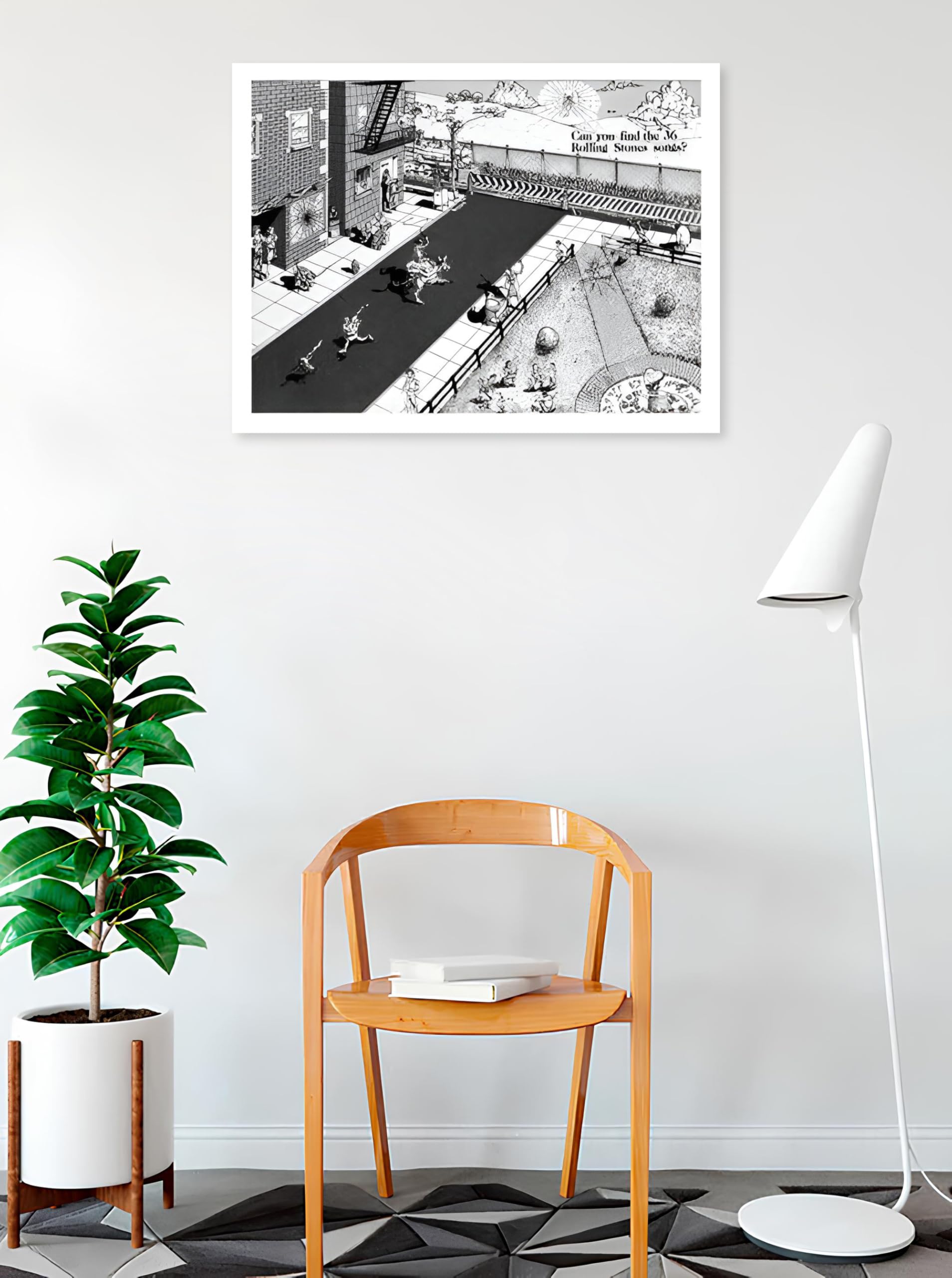 Amazon.com: Buyartforless The Rolling Stones - Can You find The 36