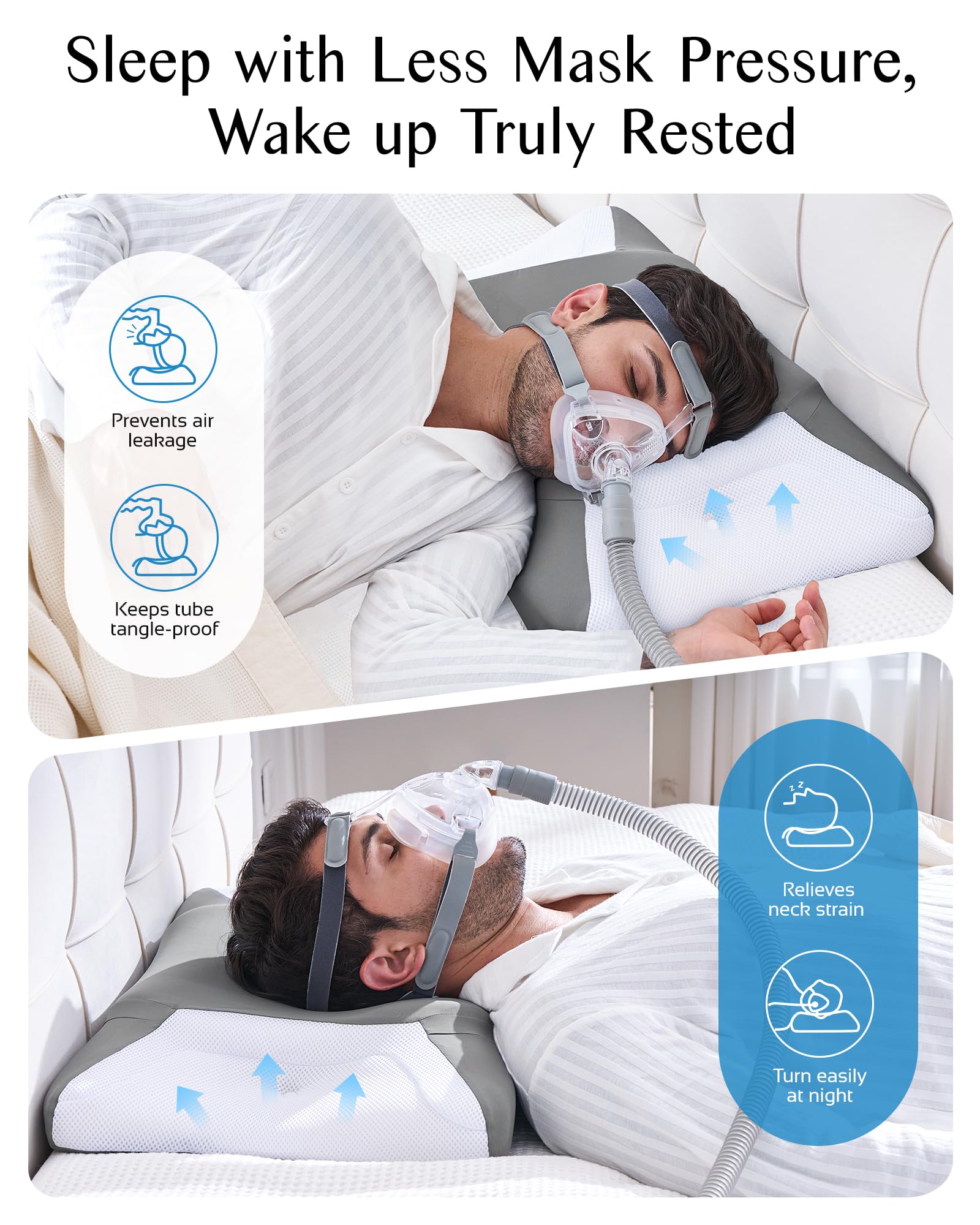 Amazon｜Joynox 横向き寝用CPAP枕、すべてのCPAPマスクユーザー向けの