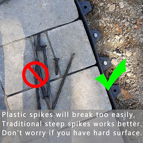 Miniatura 5 de Estacas de paisaje de 6 pulgadas en espiral galvanizado para barrera de malezas, carpintería, tienda de campaña (150)