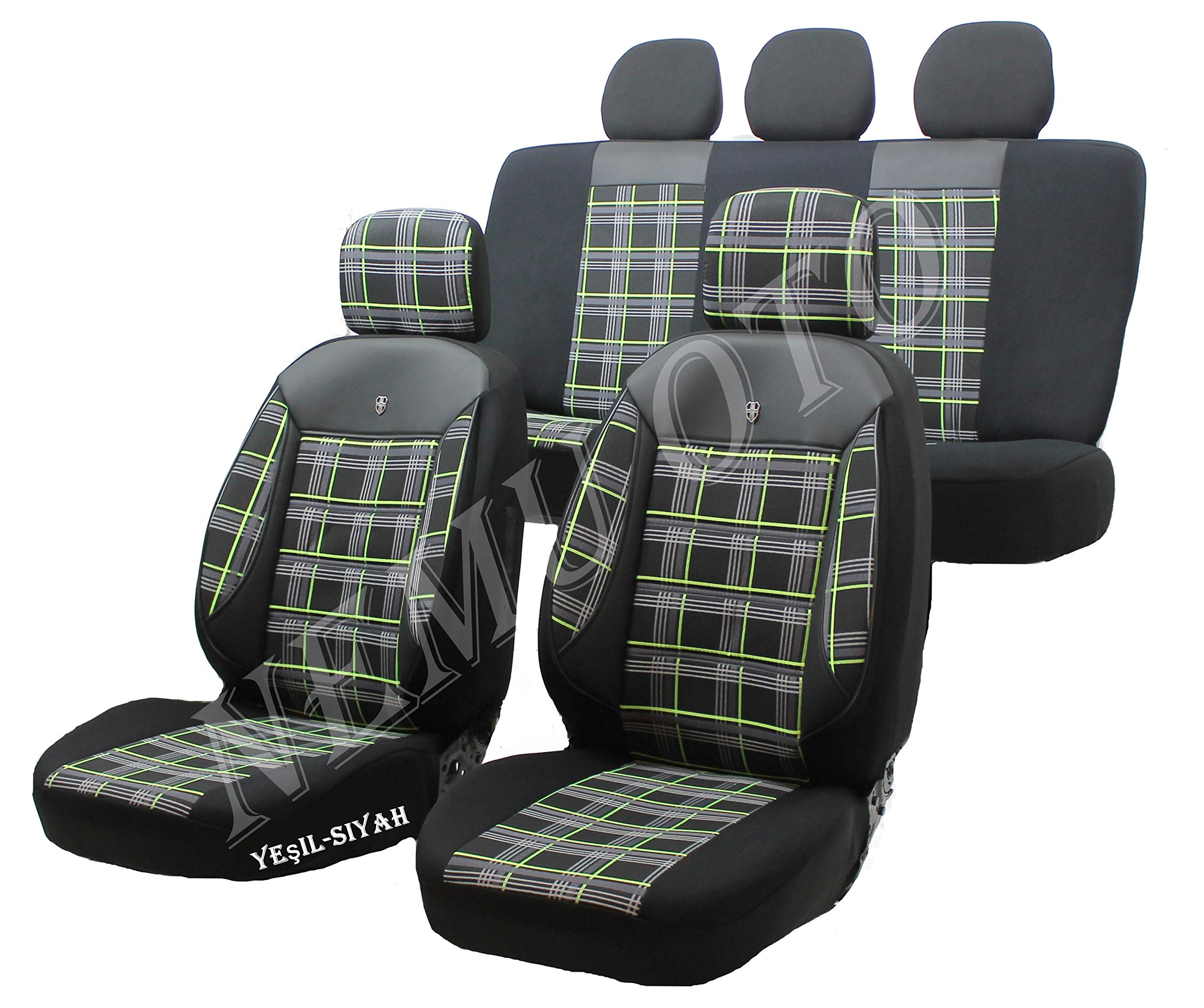 peugeot 301 ekose desen koltuk kilifi yesil siyah amazon com tr peugeot 301 ekose desen koltuk kilifi yesil siyah amazon com tr