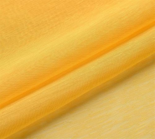 Miniatura 5 de Miuco - 2 paneles de gasa con textura - Cortinas de gasa fuerte - Paneles de cortina para el salón