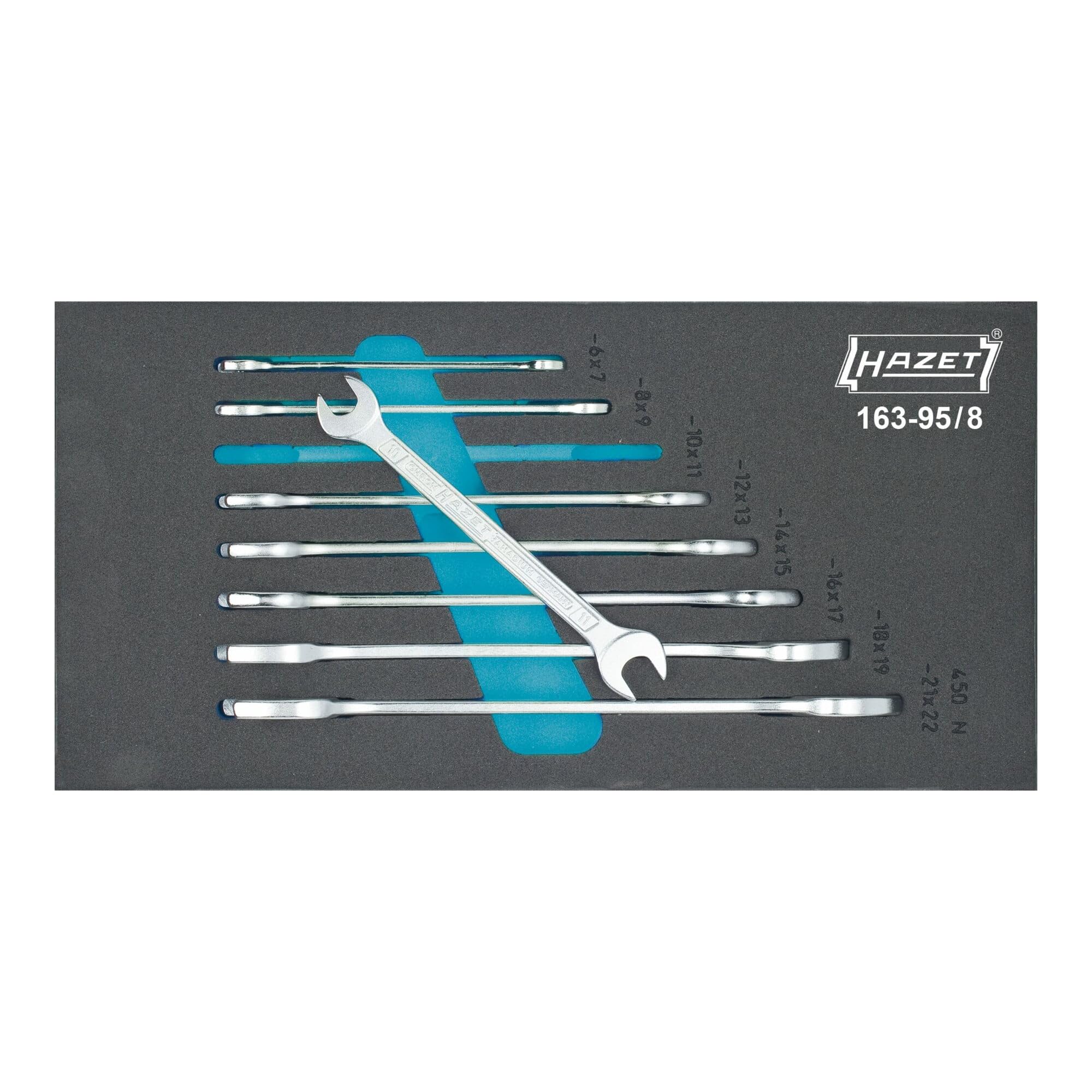 Hazet 163-95/8 Doppel-MaulSchlüssel-Satz