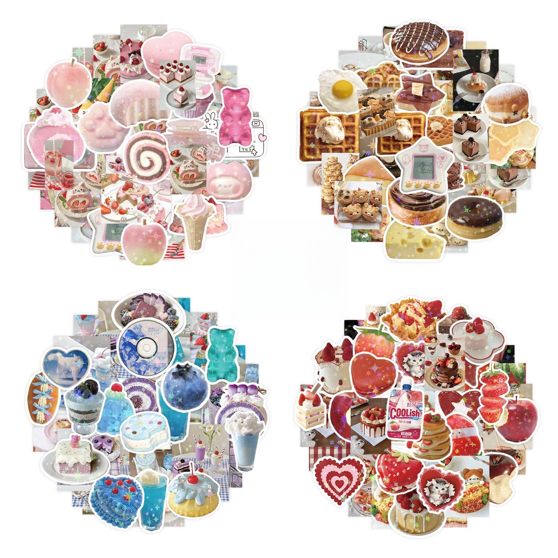400pcs Japanese Stickers for Adults, Aesthetic Sticker for Journaling, Scrapbooking & Planners, Kawaii Animal and Retro Deco Stickers for Vision Board