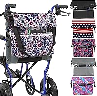 Vista 24 de Vive Bolsa de Accesorios para Silla de Ruedas XL - Impermeable, Resistente a los Arañazos, Doble Costura, Lavable a Máquina para Adultos, Personas