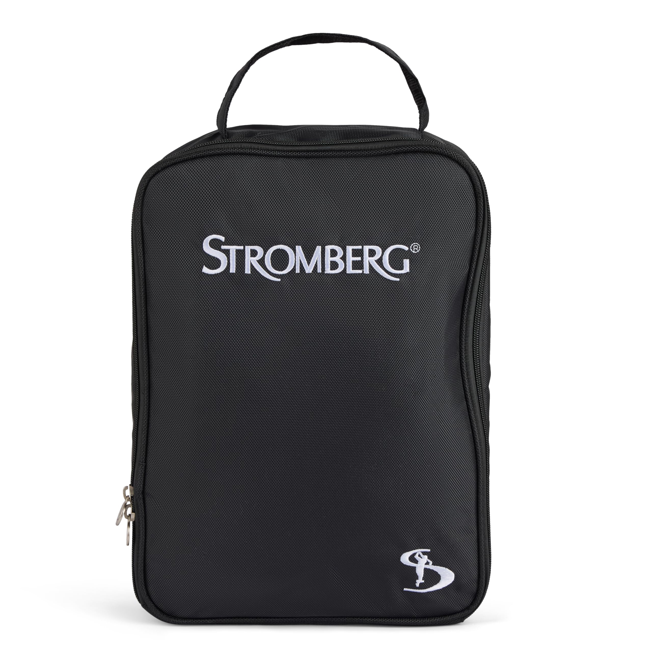 Stromberg Golf Shoe Bag - Zippered Shoe Carrier Bags with Ventilation - Zipped Shoe Bag