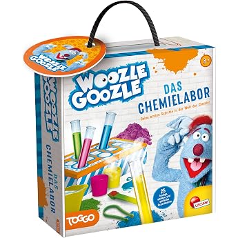 Lisciani - WOOZLE GOOZLE - THE Chemistry Laboratory - Chemistry Lab Set for Children from 8 Years - Experiment Set for Beginners - Ideal Introduction to Chemistry for Children - Educational Game