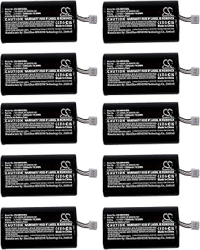10-Packs 5200mAh/3.7V IP-038535-101 Battery Replacement for Roam 111-00005 Battery