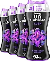 Vista 25 de Downy Unstopables - Perlas potenciadoras de aroma en la lavadora, aroma Paraíso, 24 oz, Perlas de lavandería para protección contra olores, Perlas