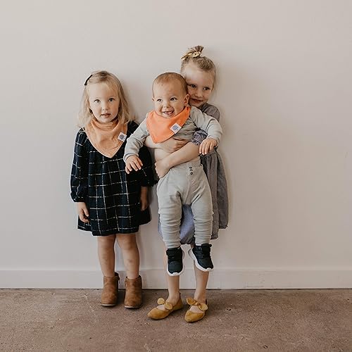 Miniatura 9 de Parker - Baberos tipo bandana para bebé, paquete de 4 baberos para niños, niñas, unisex