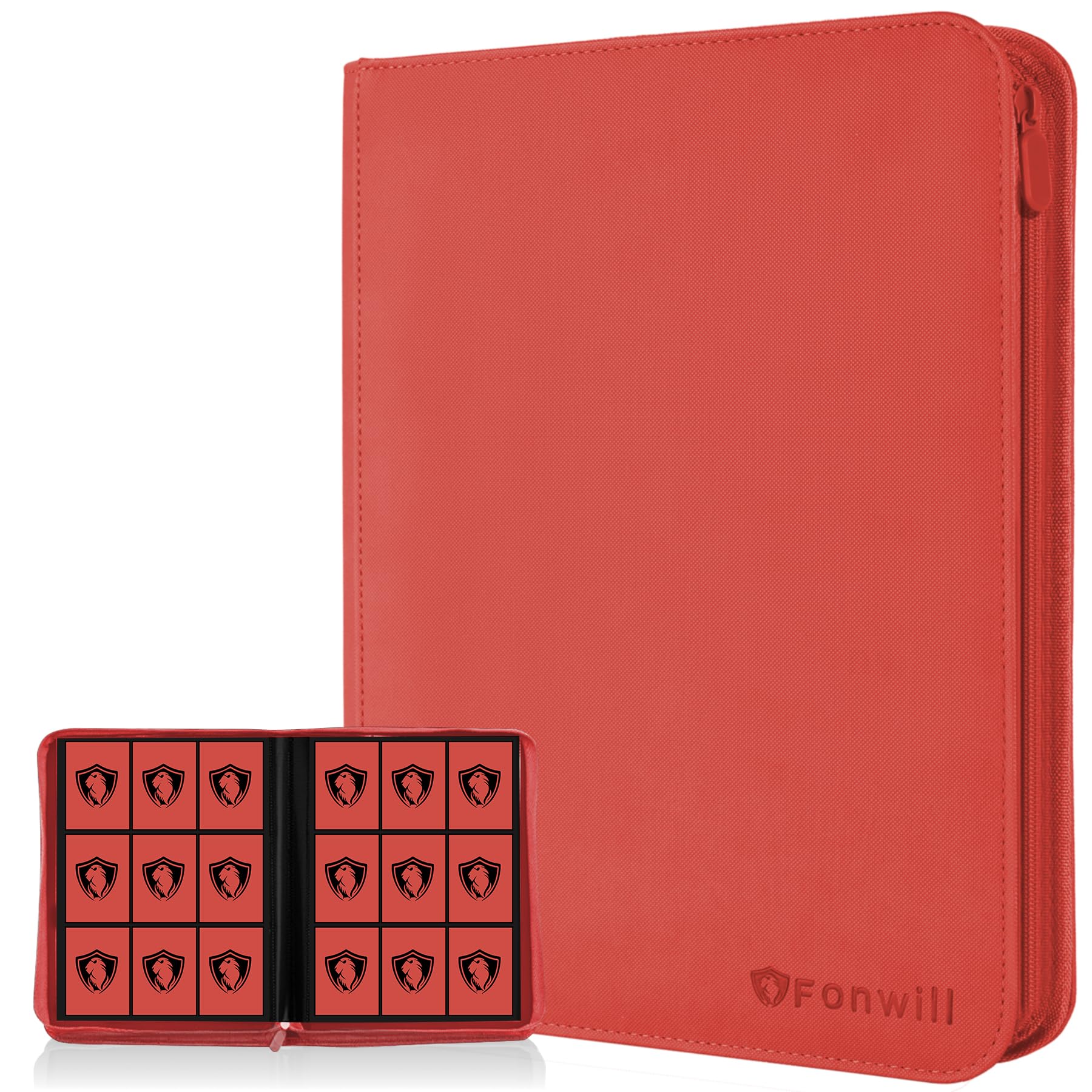 card binder book ProCase 4 Pocket Top Loader Binder, Holding 144 Cards in 3"x4" Toploaders, Side Loading Small Folder with Clear Window for Pokemon, Trading, Spor High Transparent And Waterproof For Ensure You Can Keep Your Cards Visible And Safe When Storage In Our Collector Card Binder Holderdouble Side And Oversized Design Card Binders - Ryan Cahill