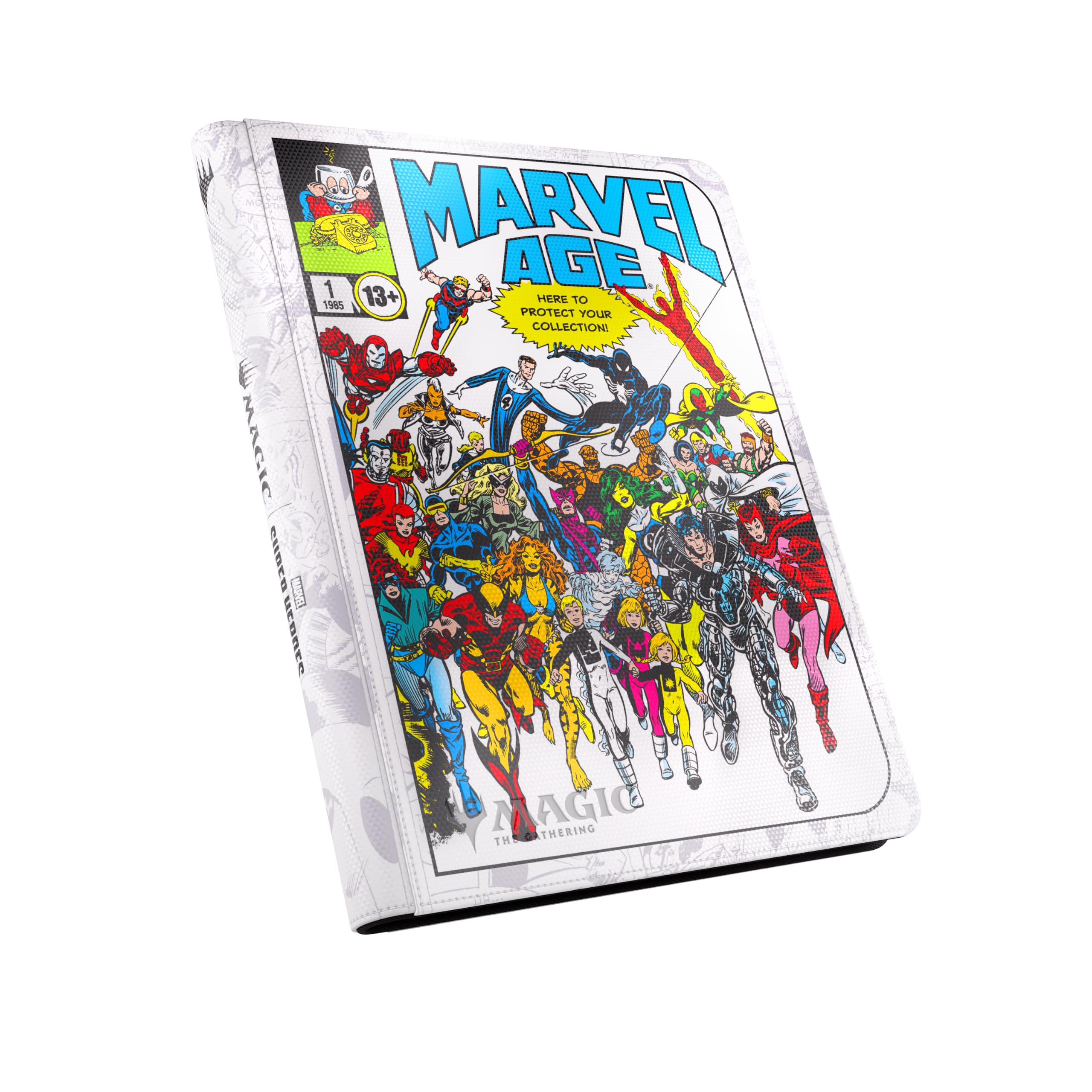 Gamegenic | Magic: The Gathering | Marvel Super Heroes Zip-Up Album 18-Pocket - Marvel Age | Trading Card Game Accessory | Ages 13+
