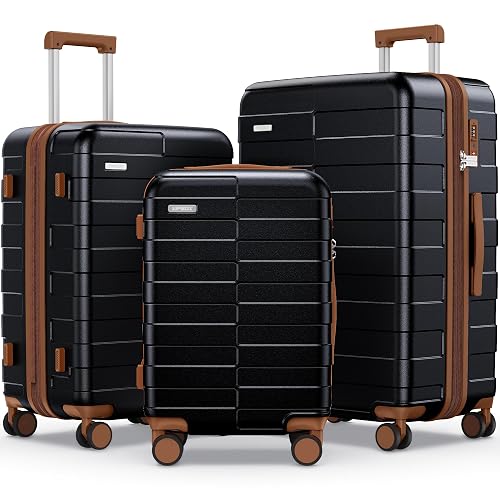 Vipbox Suitcase Sets 2 Piece 20/24 Inch Hardside PC Travel Suitcase