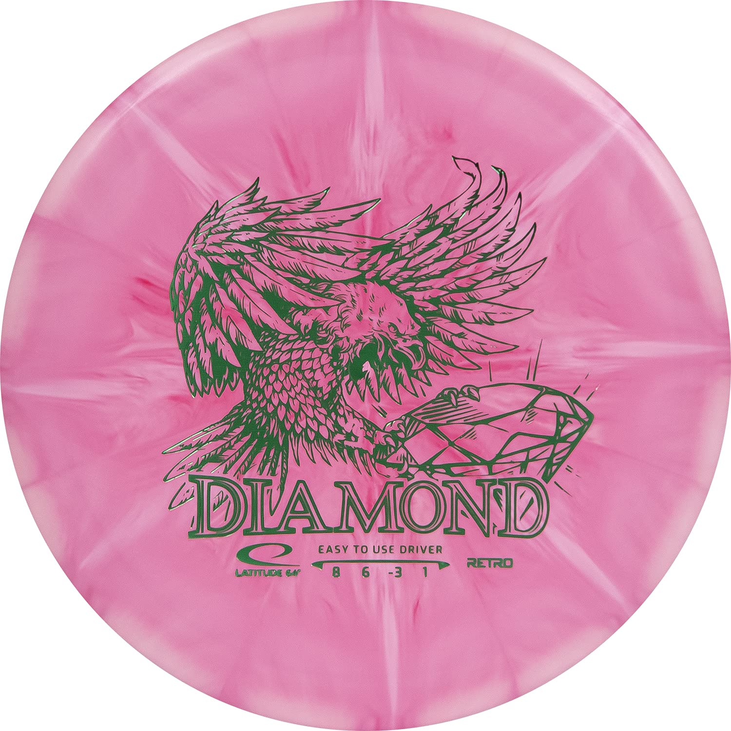 Amazon.com: Latitude 64 Retro Burst Diamond Disc Golf Driver