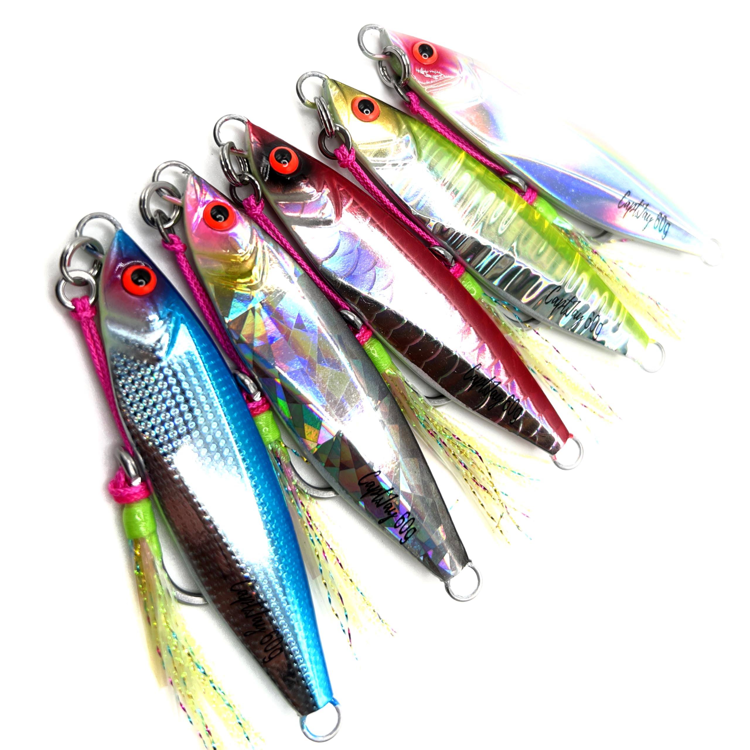Capt Jay Fishing Saltwater jigs Speed Jigging Slow Jigging Pitching Lures,Vertical Jigging Artificial Lures Jigging Lure Fishing jigs