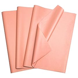 Bobobag 100 Sheets 20X14 Tissue Paper Bulk for Gift Bags Wrapping Paper,Weddings Birthday Showers Arts Craft Party Favor Decoration (Light Pink)