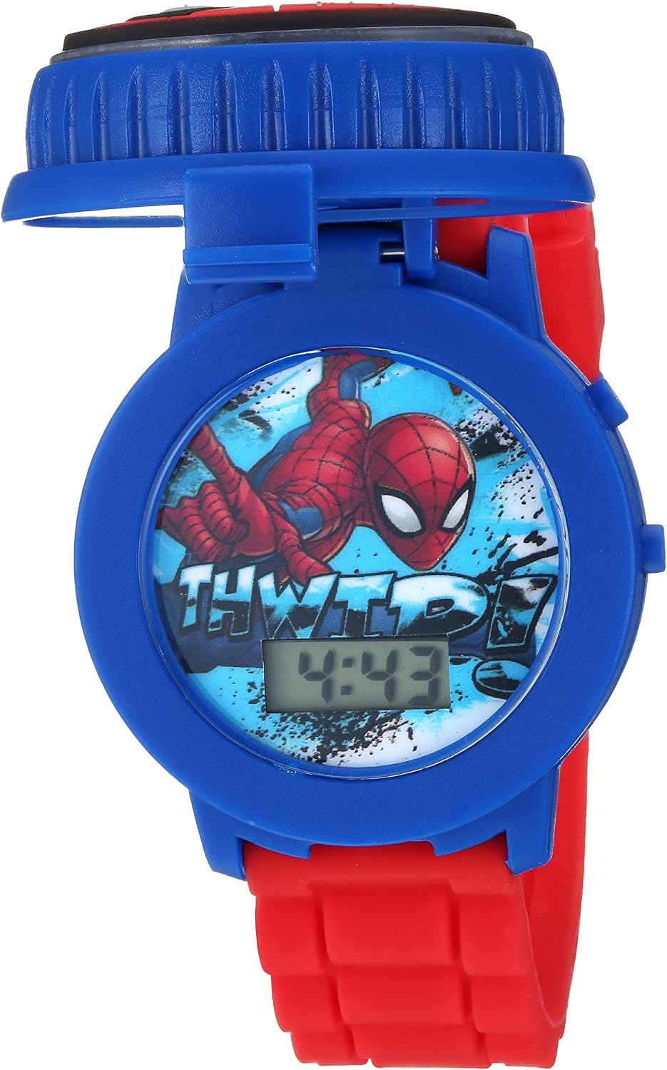 Marvel Kids' SPD4498 Digital Display Analog Quartz Red Watch