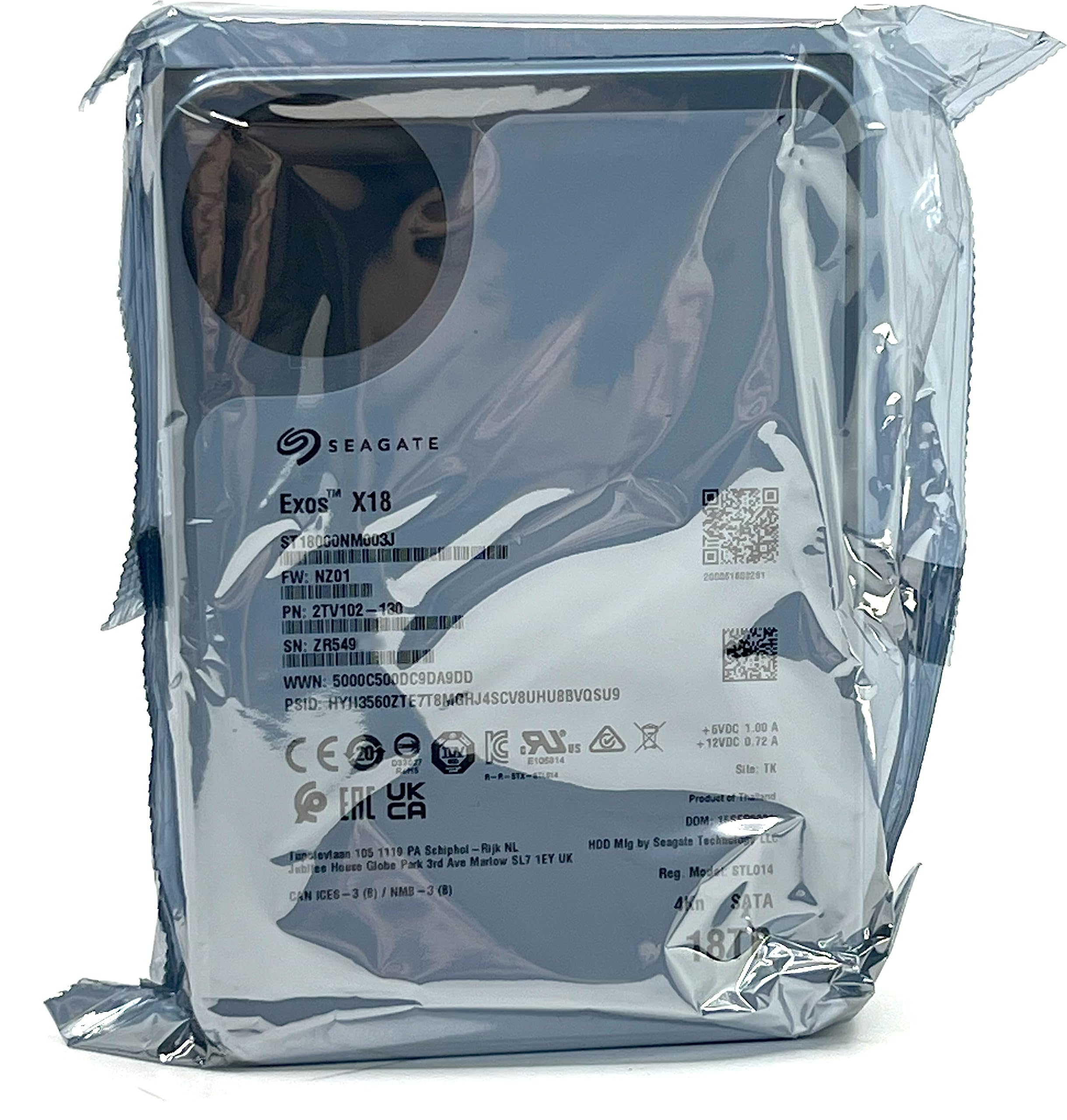 Amazon | Seagate Exos X18 18TB 4Kn SATA 6Gb/s 3.5インチ