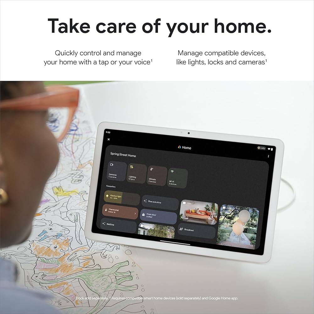 新品未開封 Google Pixel Tablet 256G PORCELAIN Google Pixel Tablet with Charging Speaker Dock - Smart Home Hub