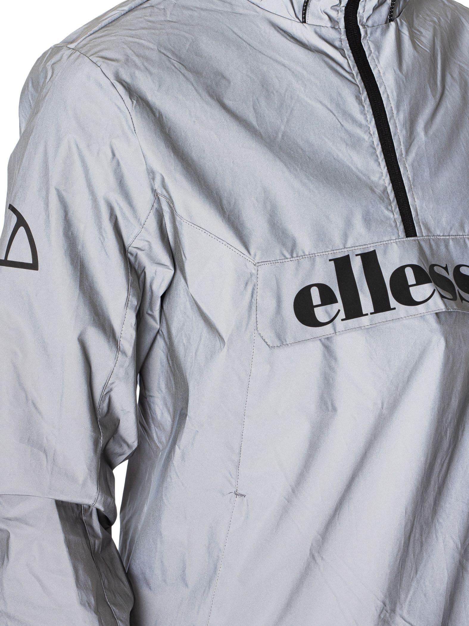 Ellesse Herren Acera Schlupfjacke mit Kapuze, Wasserfest, Reflektierend, XL EU