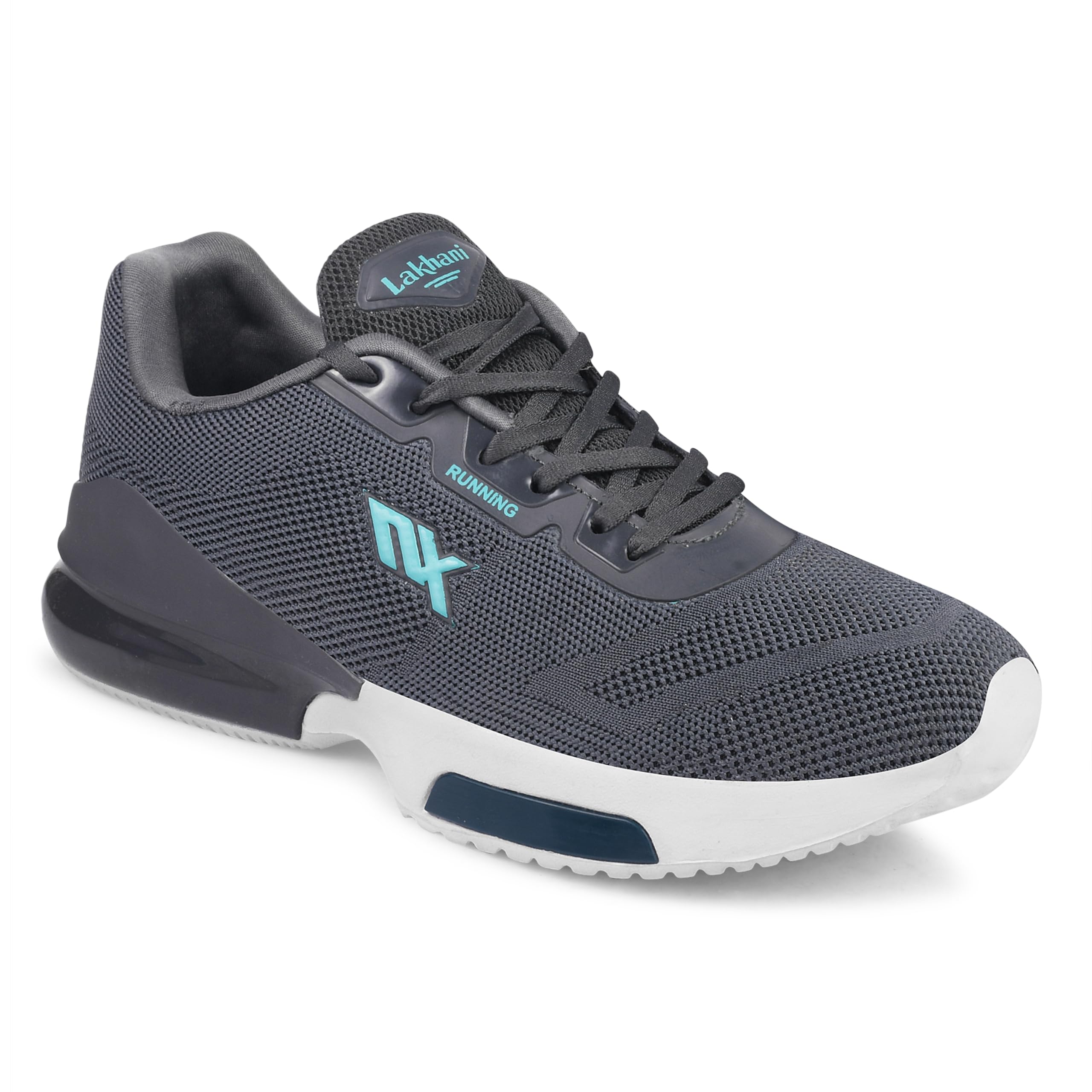 Lakhani aashirwad Mens Sports Running,Walking & Gym Shoes with Eva Sole Extra Jump Casual Sneaker Shoes for Mens & Boys. (Dark Grey/C.Grn, 6) (B0D7PX3FQ2) Amazon Price History, Amazon Price Tracker