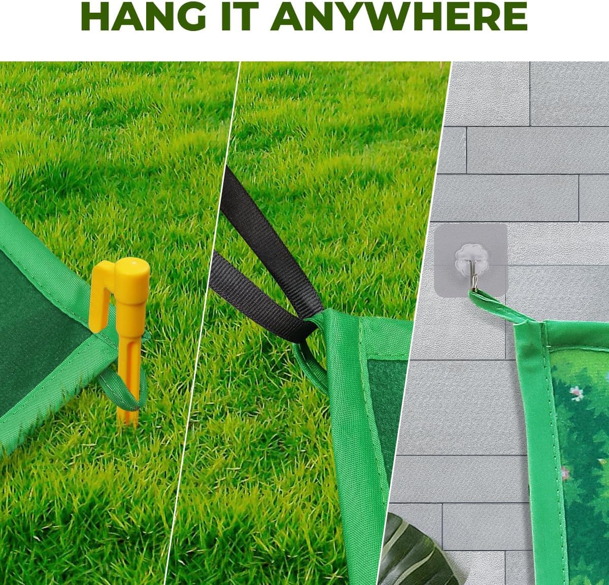 Tapis de Putting Entraînement Golf Set, Golf Putting Piste pour Adultes, Enfants familles Golf Putting Trainer Tapis de Golf pour Intérieur/Extérieur