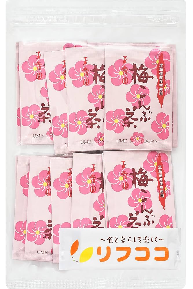 Amazon | 玉露園 北海道産 梅こんぶ茶 2g×20袋入り お料理にも