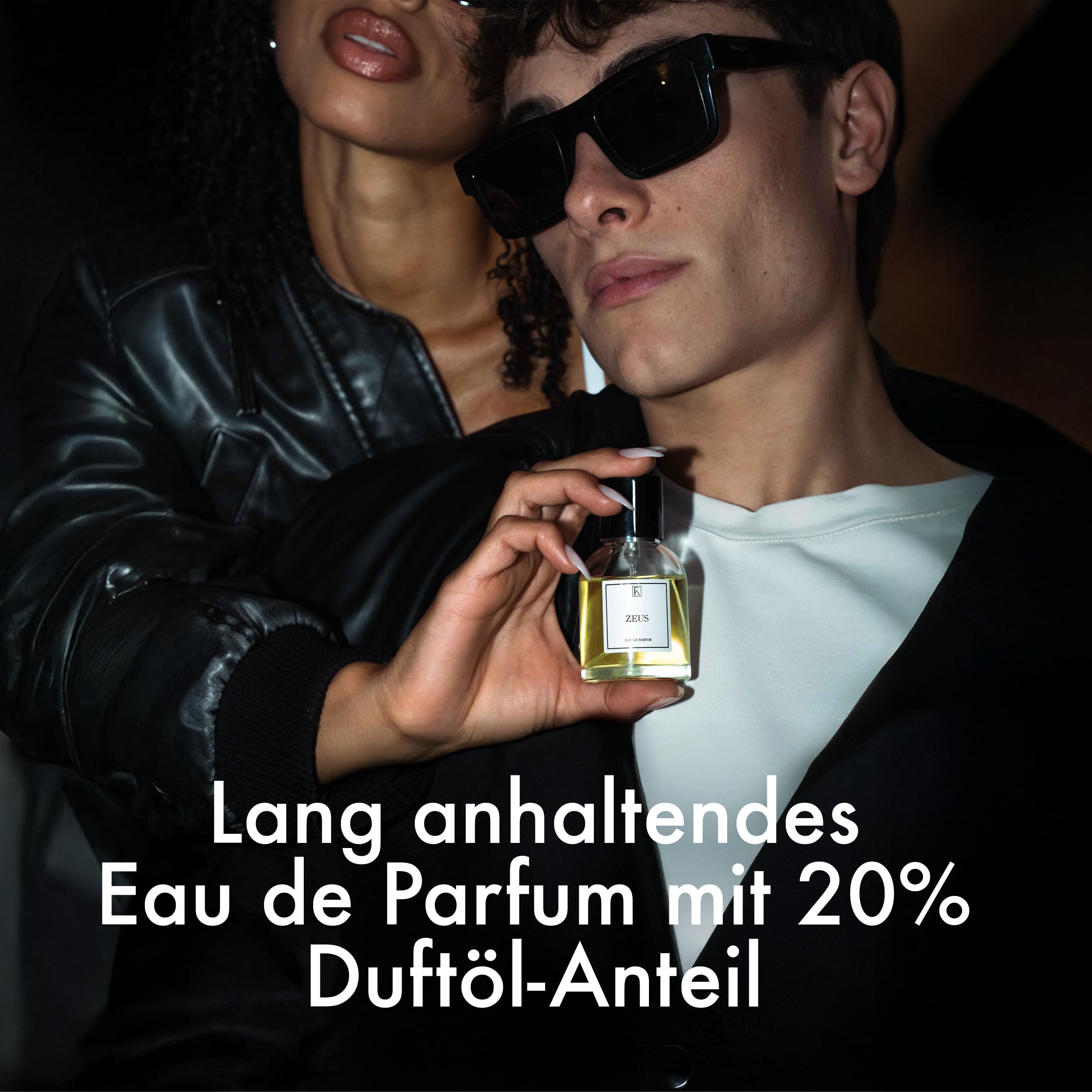 KAZAAR - ZEUS - 50ml - Eau de Parfum für Herren – Würzig-süß mit Tabak, Tonkabohne & Vanille – ideal für Abende im Herbst & Winter – 20 % Duftöl für lange Haltbarkeit – Swiss Made