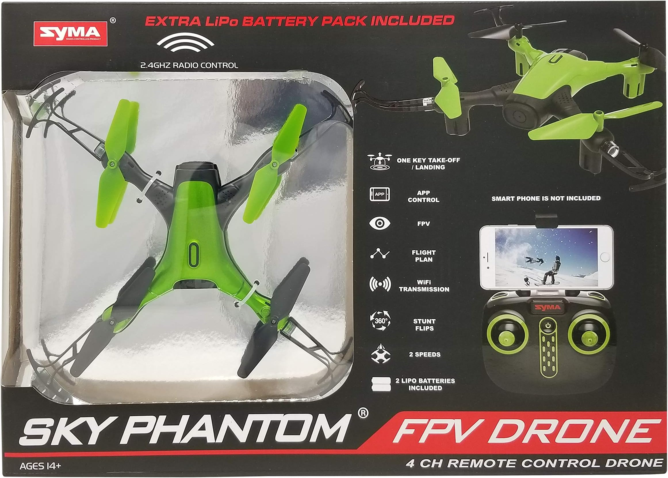 Phantom Sky WiFi FPV Drone-Green