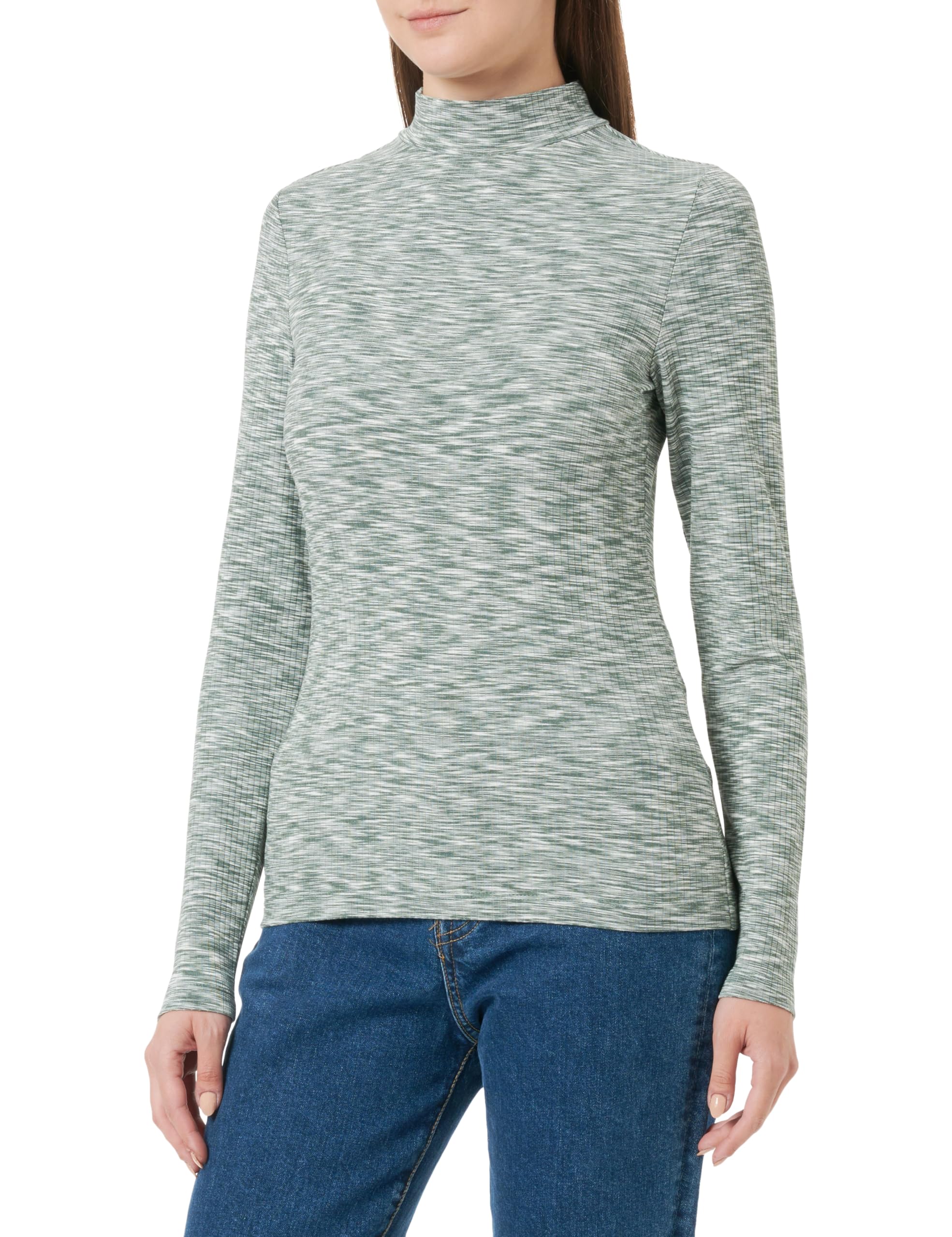 s.Oliver Women's Langarm Long-Sleeved T-Shirt, Green, 12