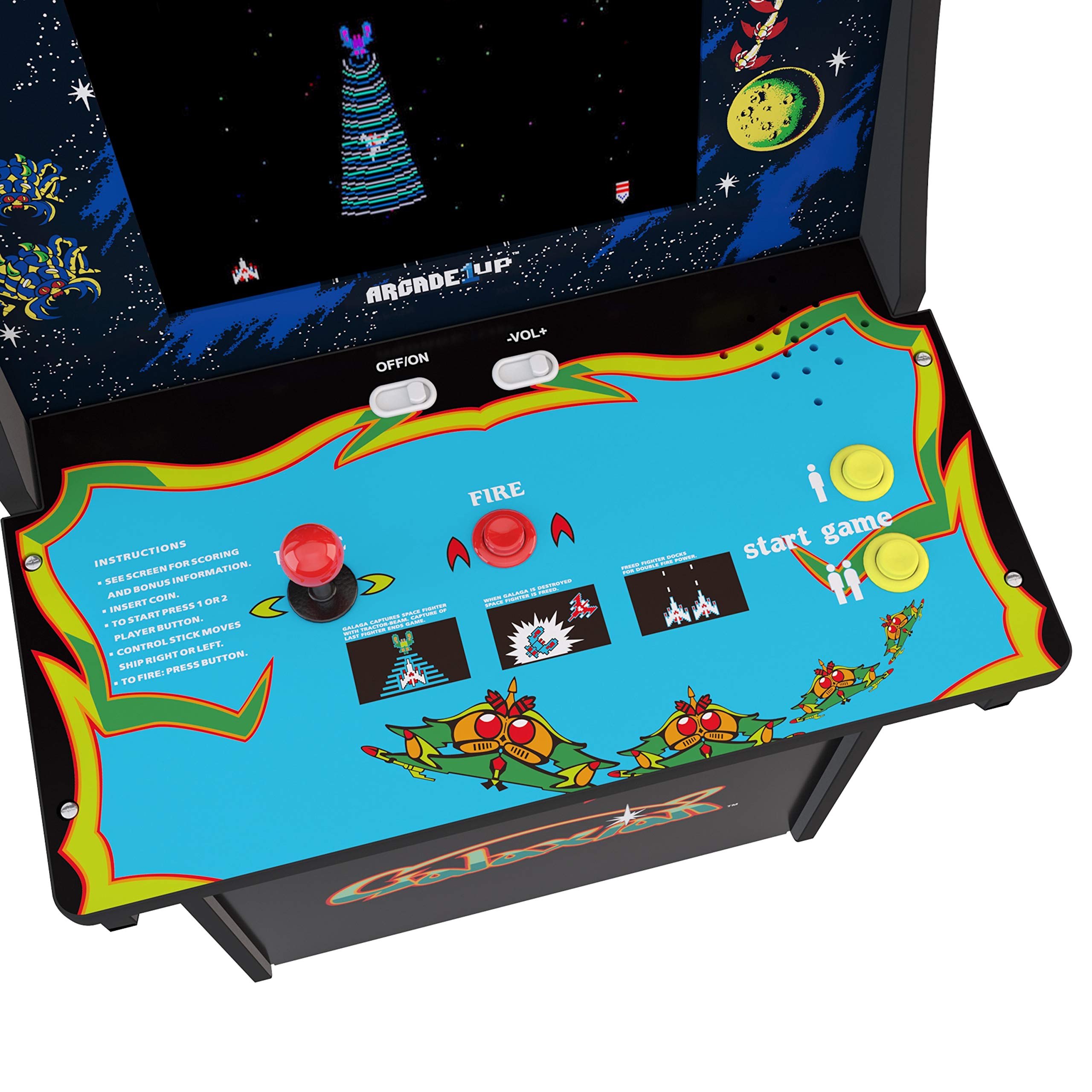 Arcade1Up Galaga Arcade Cabinet 2 In 1 Games (Galaga And Galaxian