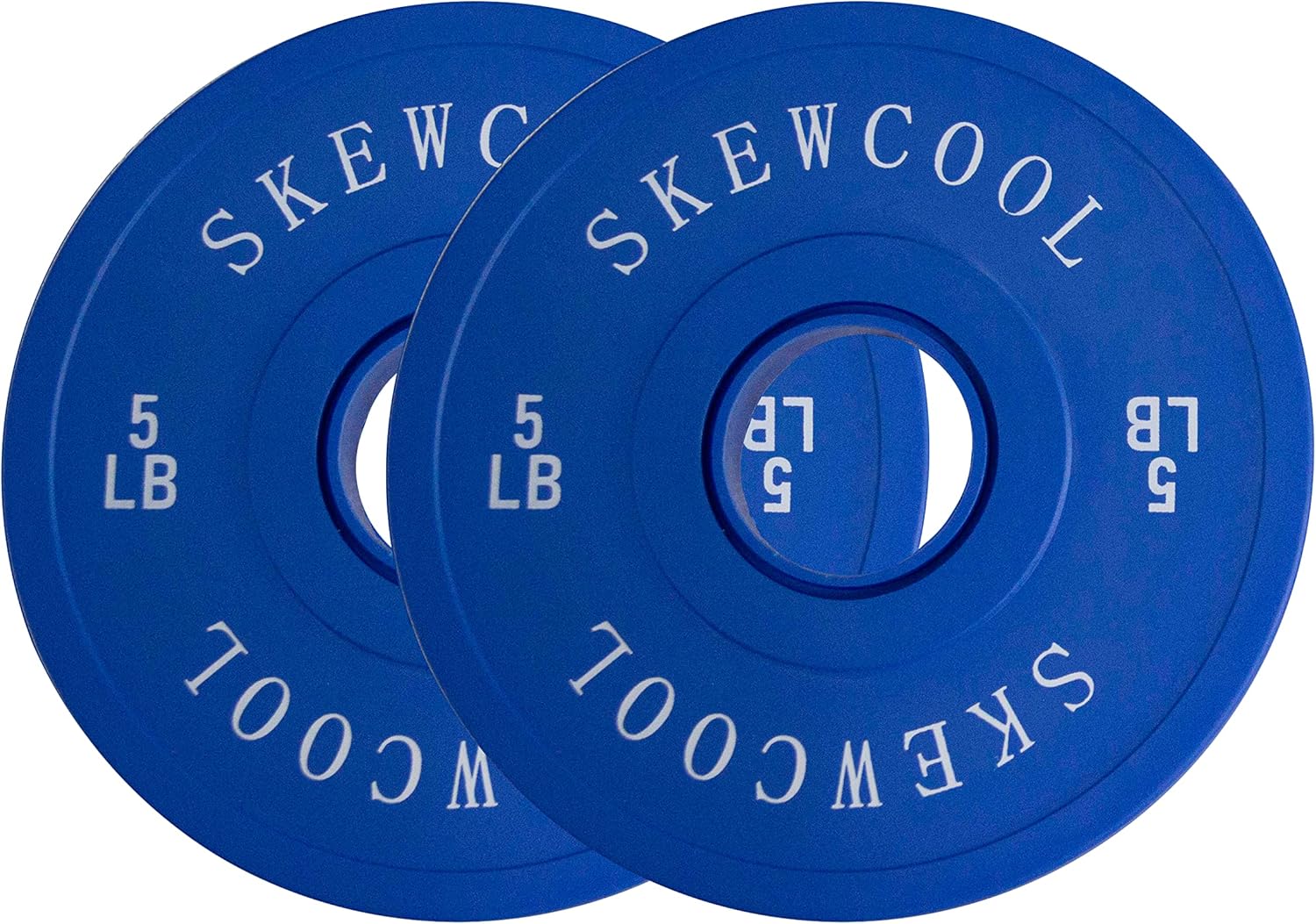Olympic Fractional Plates 1.25LB 2.5LB 5LB Set Rubber Coated Fractional Change Plates 2-inch Color Weight Plates for Strength Training Weight Loss Sold in Pairs 2×5lb