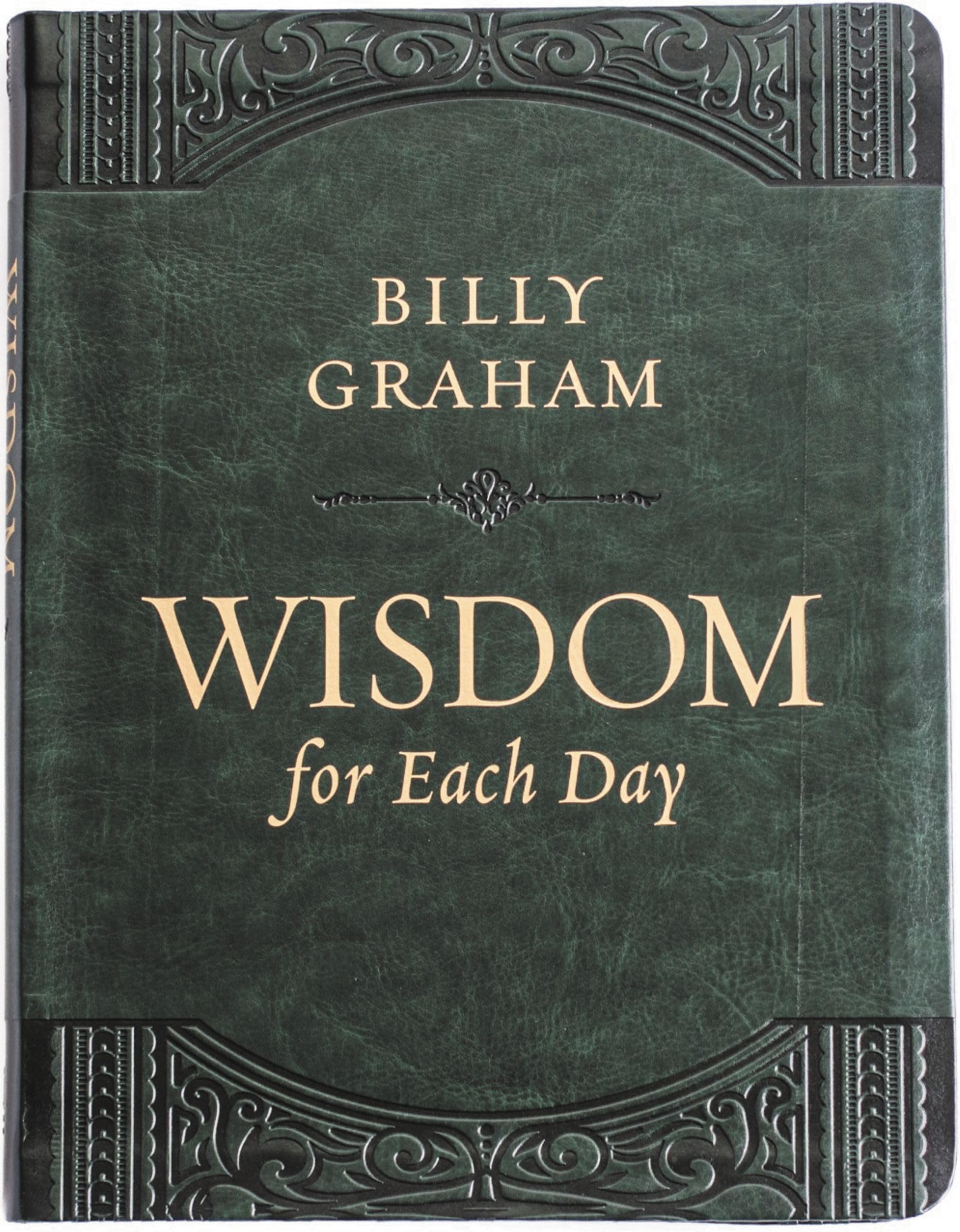 Wisdom for Each Day (Large Text Leathersoft): Daily Devotions to Guide Your Life and Grow Your Faith (A 365-Day Devotional) โ The Perfect Fatherโs Day Gift for Christian Dads