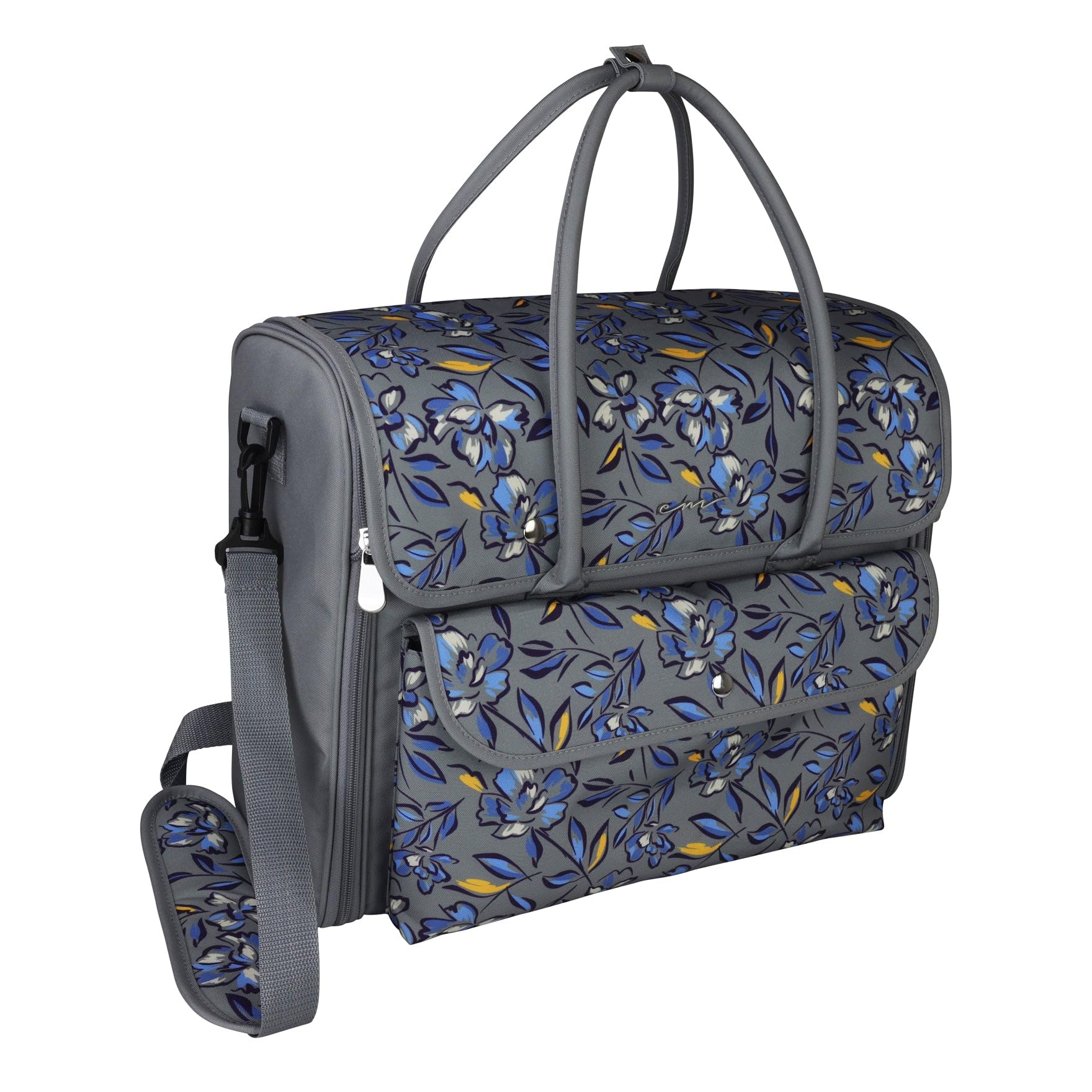 Everything Mary Curved Sewing Machine Tote for Quilters Seamstresses and Crafters - Stylish and Functional Carry-All