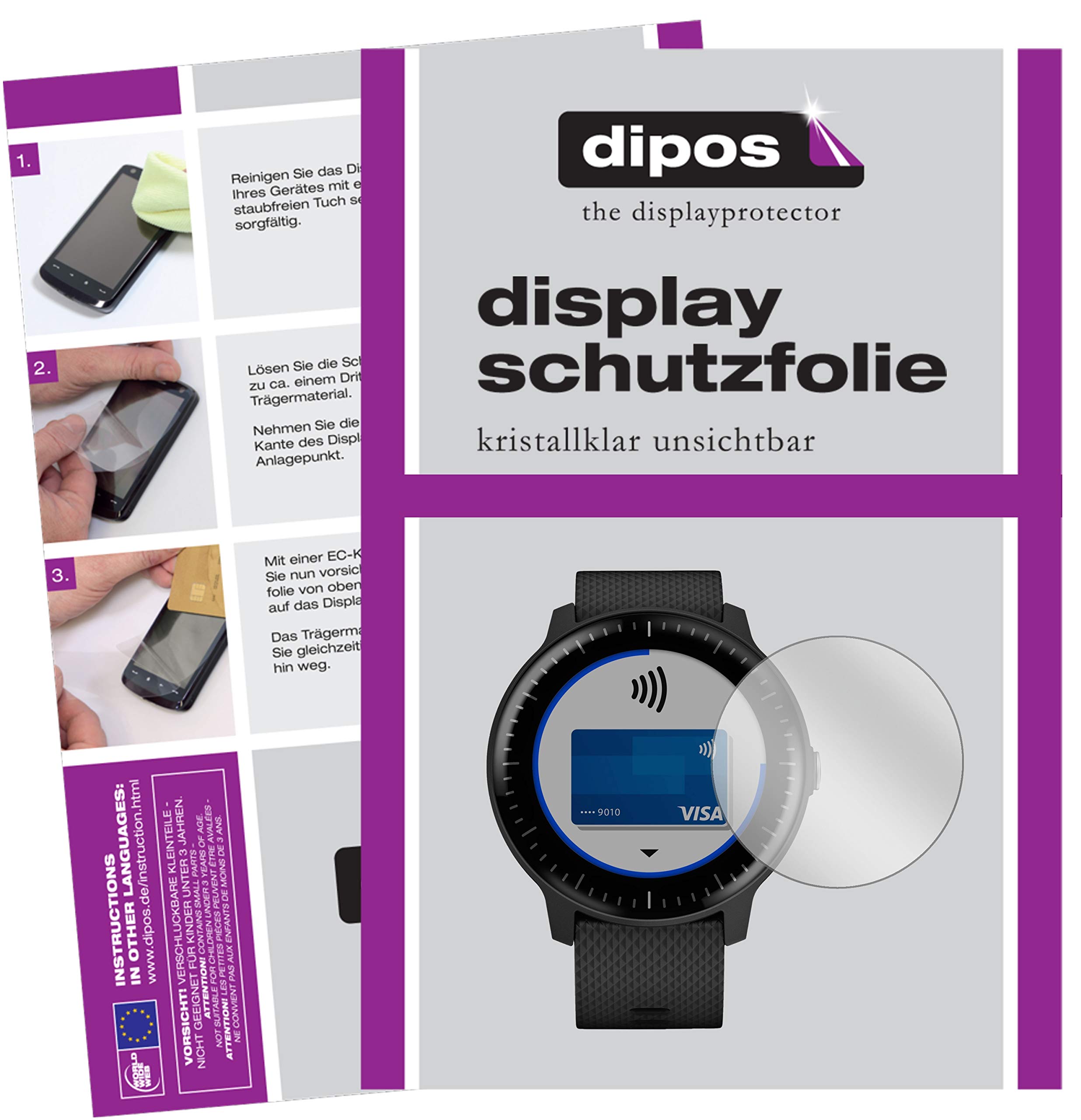 Vivoactive 3 Music - Pellicola Protettiva Per Display